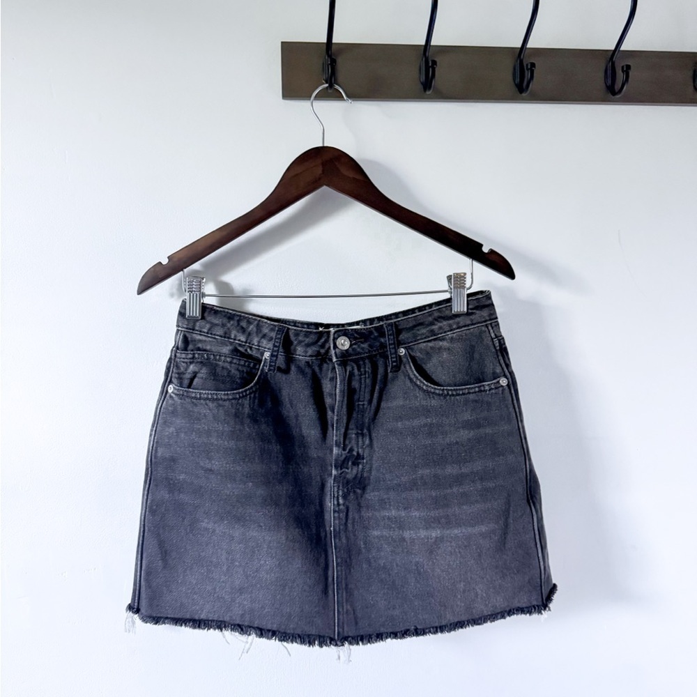 We The Free Button Fly Denim Skirt - Picture 1 of 7